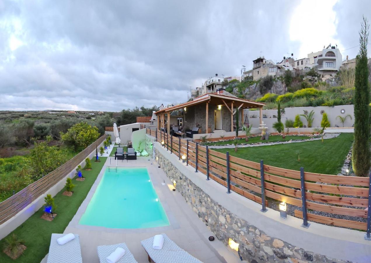 Elia Paradise Villa With Private Pool Heraklion  ภายนอก รูปภาพ